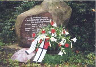 Afrikastein auf dem Garnisonsfriedhof